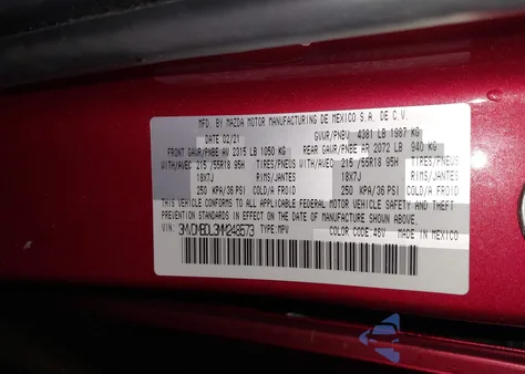 2021 Mazda Cx-30 Premium from USA, damaged, VIN 3MVDMBDL3MM248573